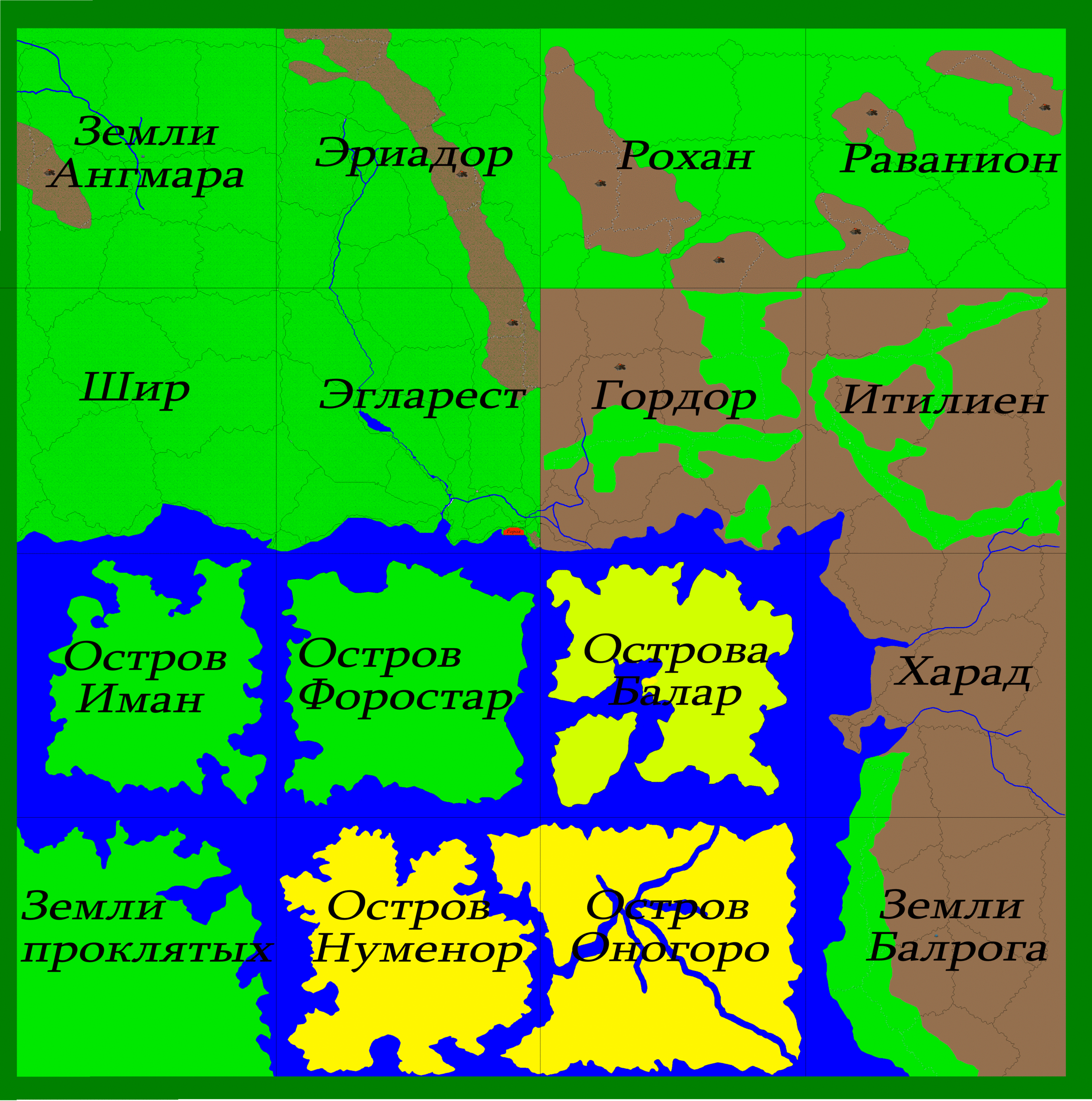 Карта леса 5kings.ru